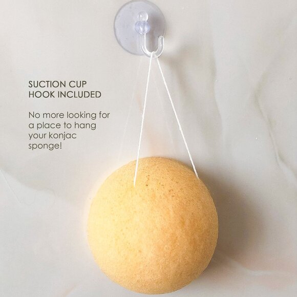 HARPER BELLE BEAUTY Organic Konjac Sponge | Citrus Fruit for Dry Skin - Picture 3 of 5